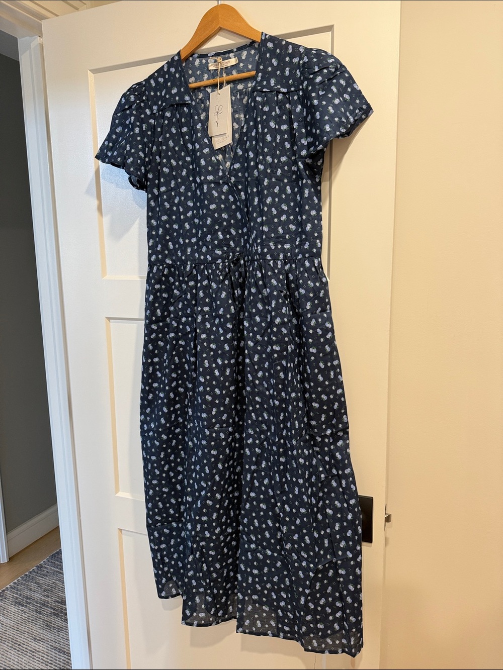 NWT! Christy Dawn Midnight Blueberry Dress